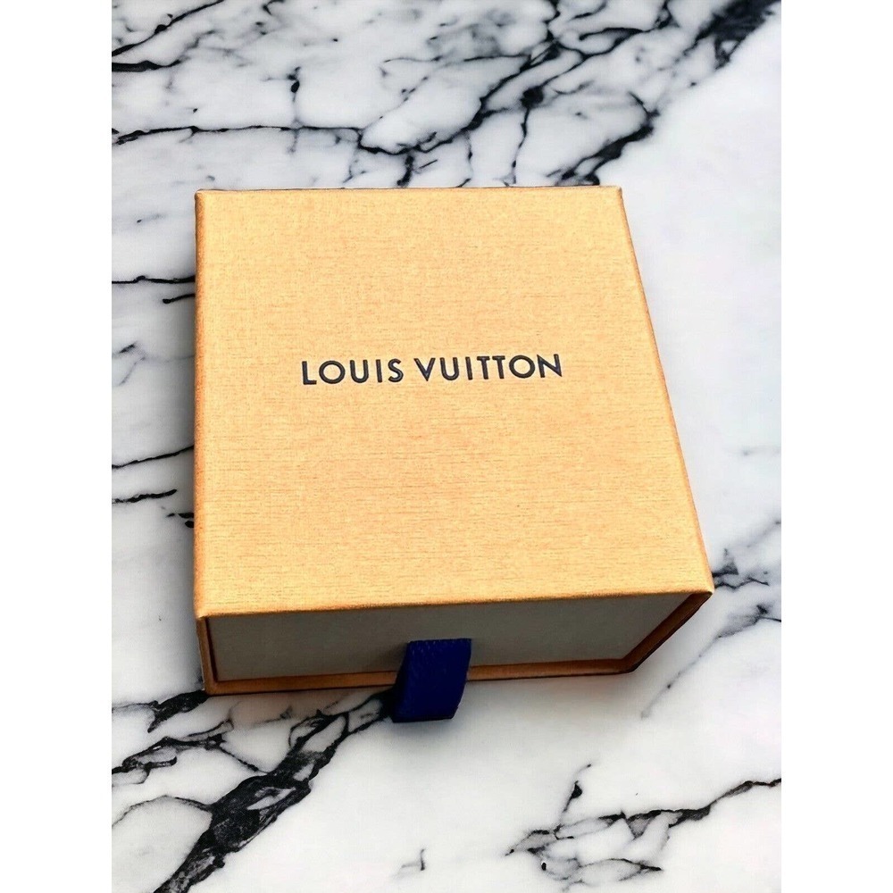Louis Vuitton Box Small Gift Jewelry Wallet 3.5” x 3.5”x2” Pull Out Drawer - Picture 1 of 6